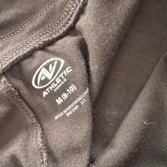 Athletic Works Medium 8-10 Black Pants Cotton Blend - Picture 3 of 8